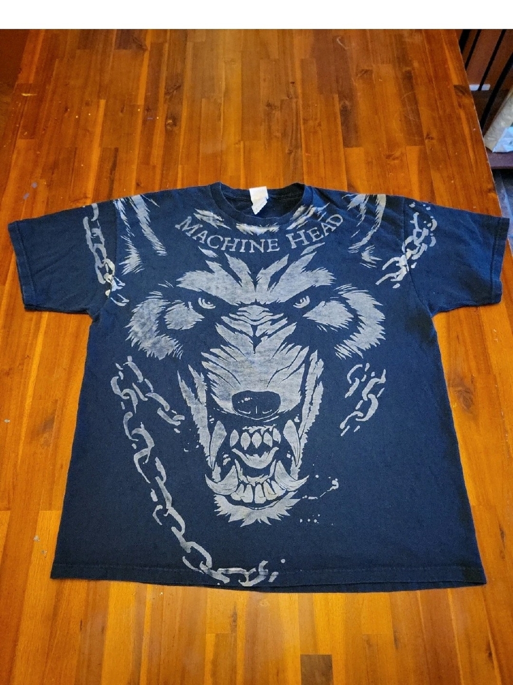 Machine Head "Unleash The Wolves" T Shirt, XL Nice Pre-owned Condition